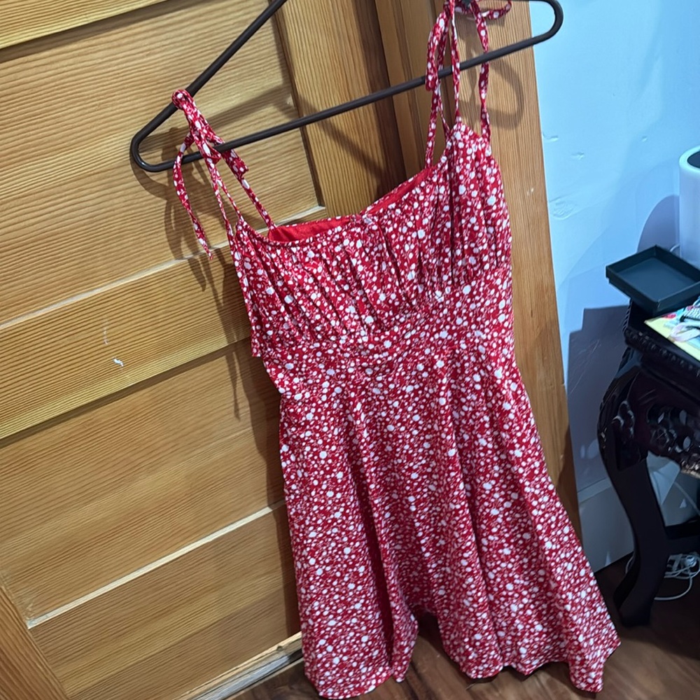 RED SUMMER DRESS